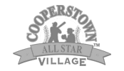 Cooperstown All Star Village Logo in Black and White