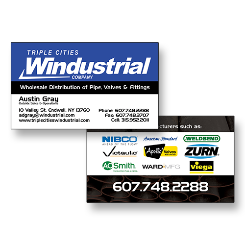 Triple Cities Windustrial Business Card - Front & Back