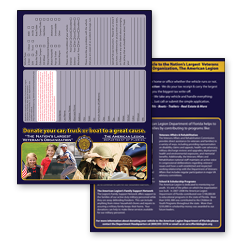 Car Donation Brochure