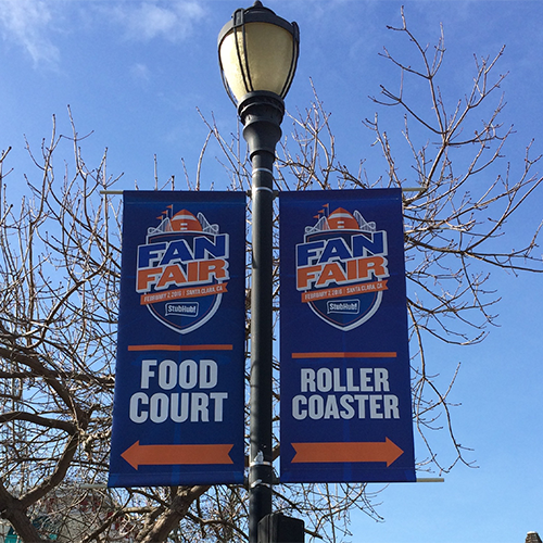 Fan Fair Pole Signs
