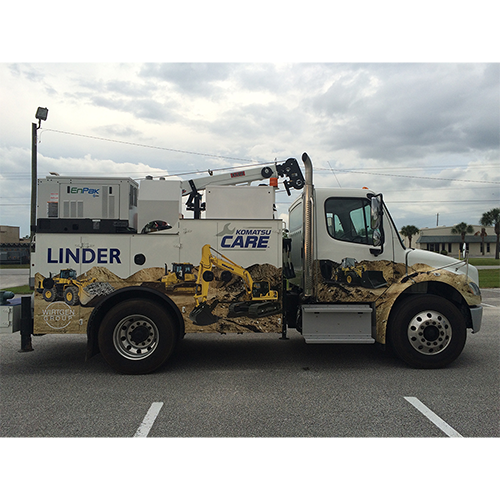 Linder Mechanic's Truck Wrap.