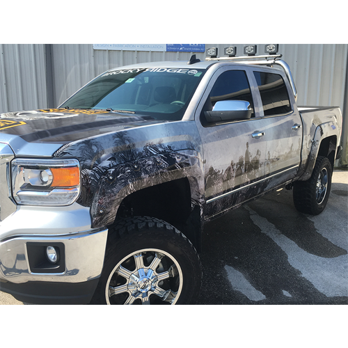 Vietnam Veteran's Truck Wrap.