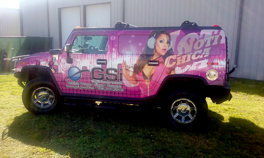 Noti Chica H2 Hummer Wrap.